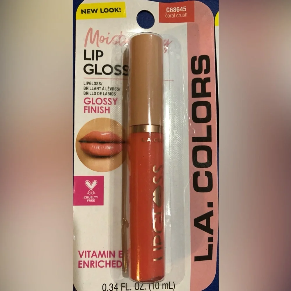 3pack assorted moisturizing vitamin E enriched‎ glossy finish lip glosses new